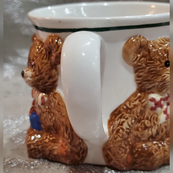 🧸Houston Harvest 3D teddy bear oversized mug 18 oz. - Picture 7 of 10